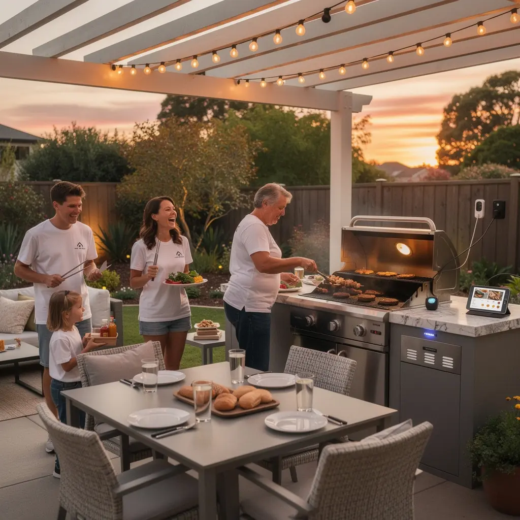 Интерьеры дома, оснащенные высокими технологиями для повышения качества жизни.